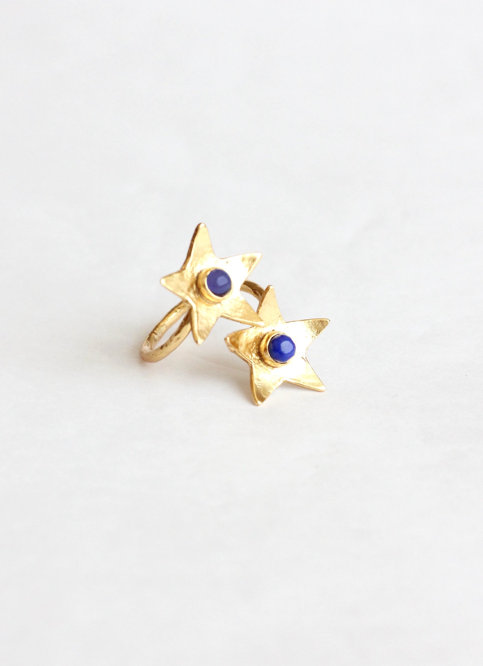 BLUE ROCOCO RING