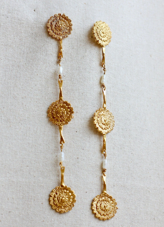 Marigold earrings